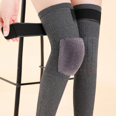 Woolen Blend Thermal Knee Warmers