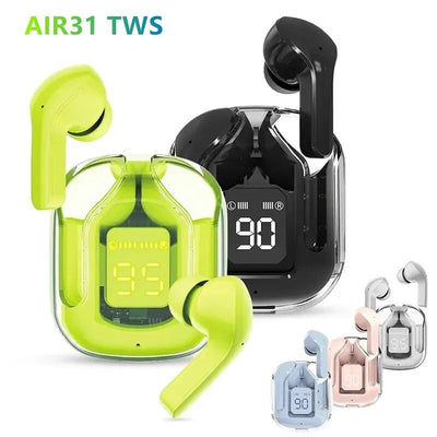 Air 31Ear Buds Wireless Head set Transparent